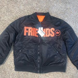 VLONE X FRAGMENT COLLAB REVERSIBLE BOMBER JACKET